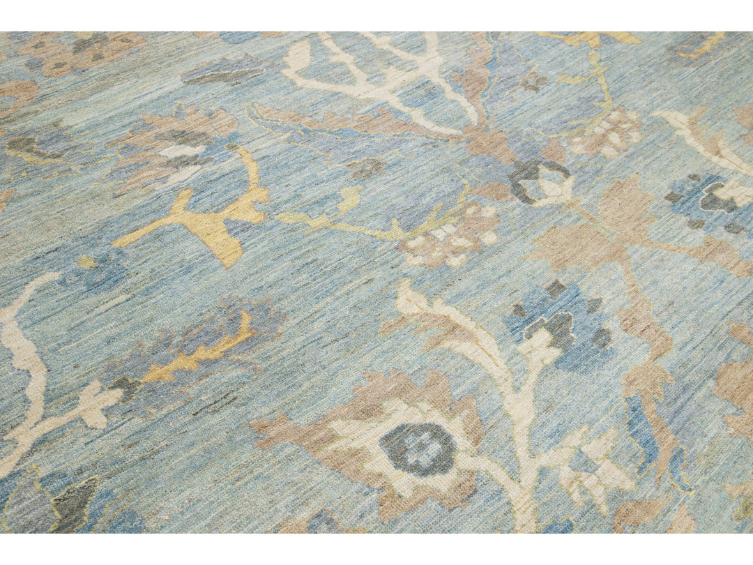 Modern Sultanabad Wool Rug 12 X 15