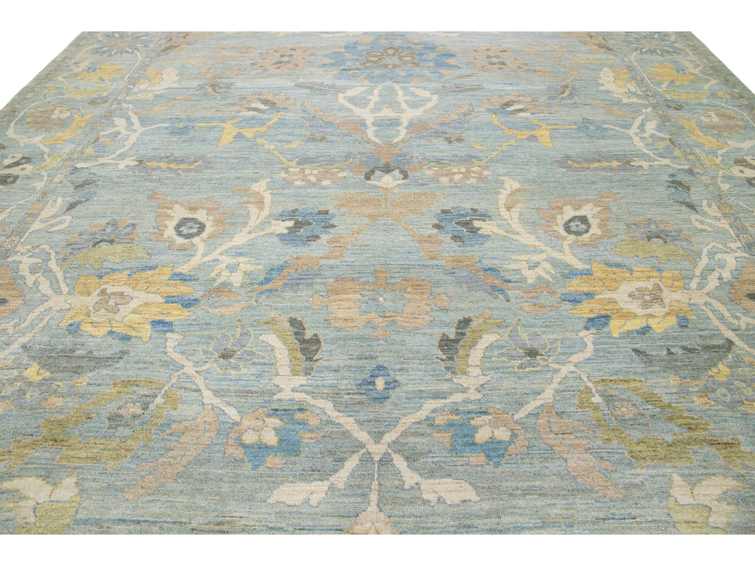 Modern Sultanabad Wool Rug 12 X 15