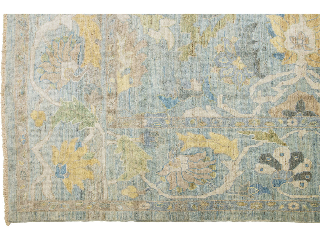 Modern Sultanabad Wool Rug 12 X 15