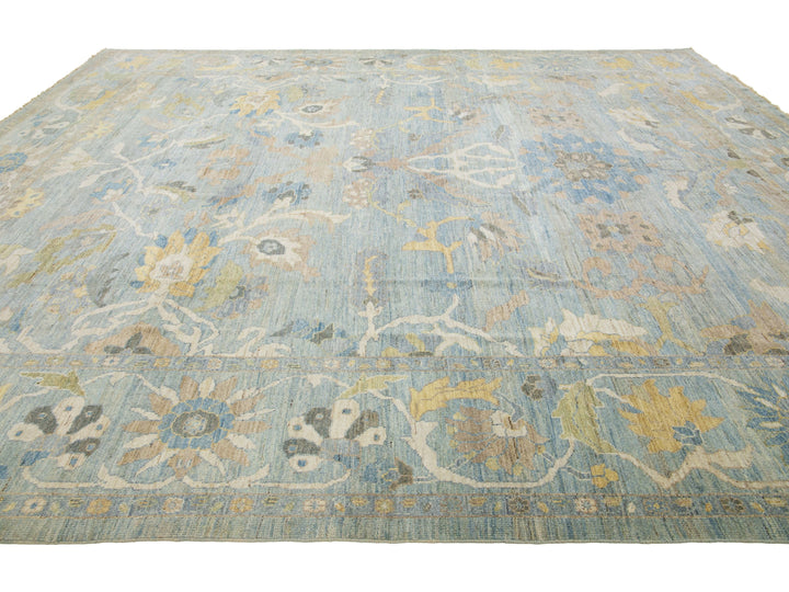 Modern Sultanabad Wool Rug 12 X 15