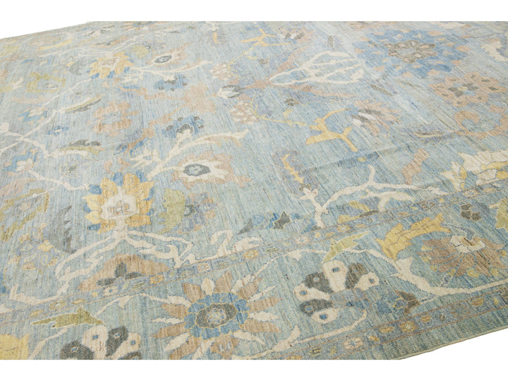 Modern Sultanabad Wool Rug 12 X 15