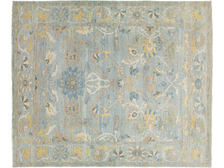 Modern Sultanabad Wool Rug 12 X 15