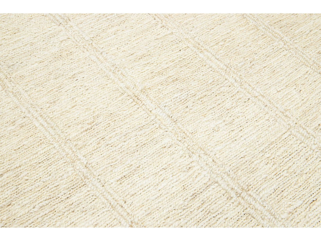 Modern Soumak Natural Jute Rug 5 X 8