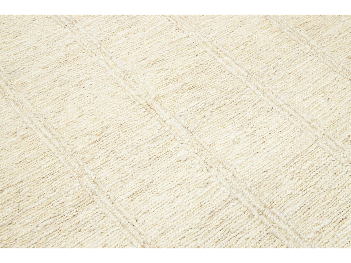 Modern Soumak Natural Jute Rug 5 X 8