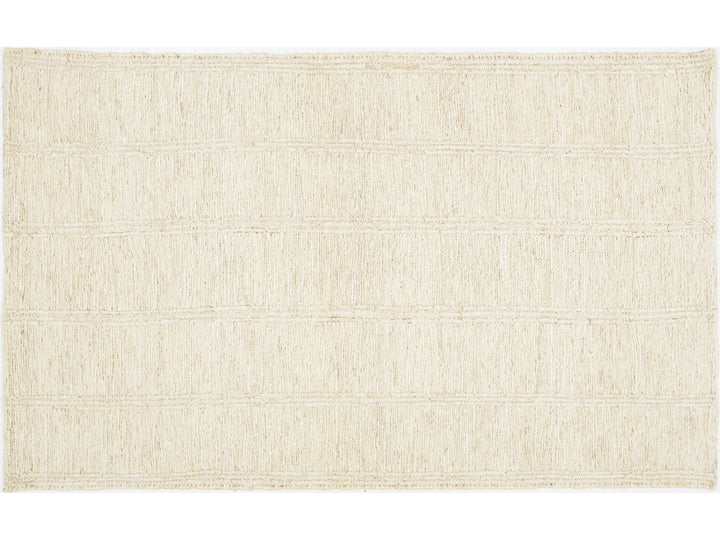 Modern Soumak Natural Jute Rug 5 X 8