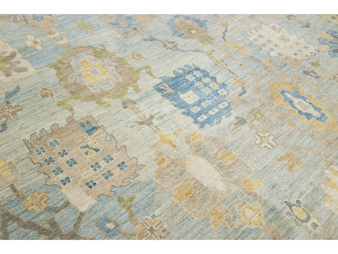 Modern Sultanabad Wool Rug 12 X 16