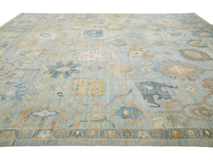 Modern Sultanabad Wool Rug 12 X 16