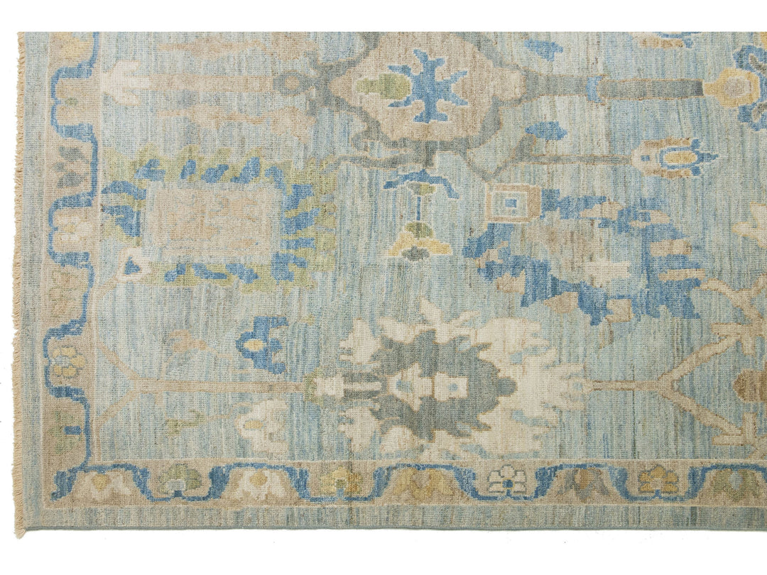 Modern Sultanabad Wool Rug 12 X 16