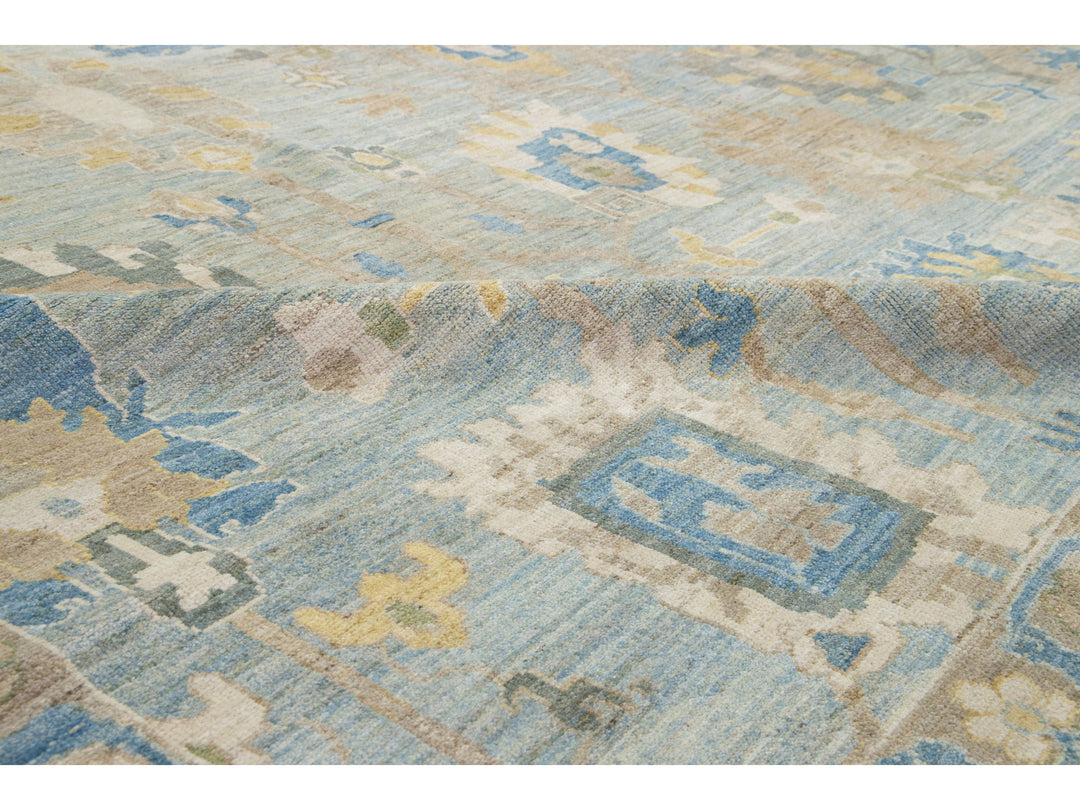 Modern Sultanabad Wool Rug 12 X 16