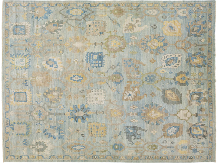 Modern Sultanabad Wool Rug 12 X 16