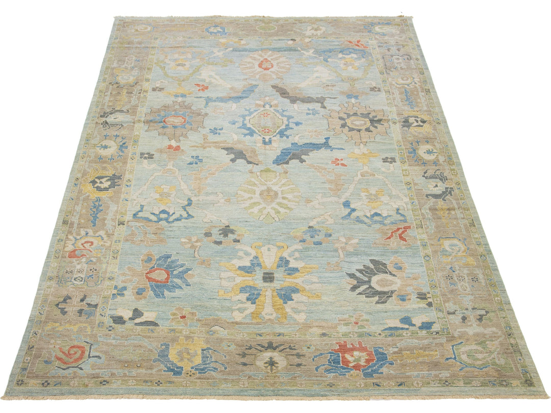 Modern Sultanabad Wool Rug 10 X 15