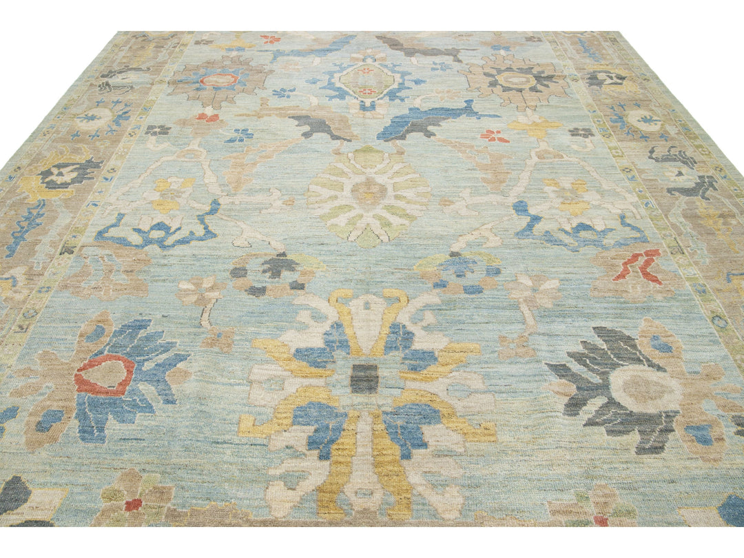 Modern Sultanabad Wool Rug 10 X 15