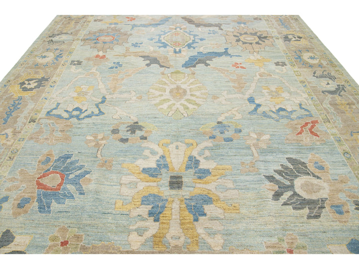 Modern Sultanabad Wool Rug 10 X 15