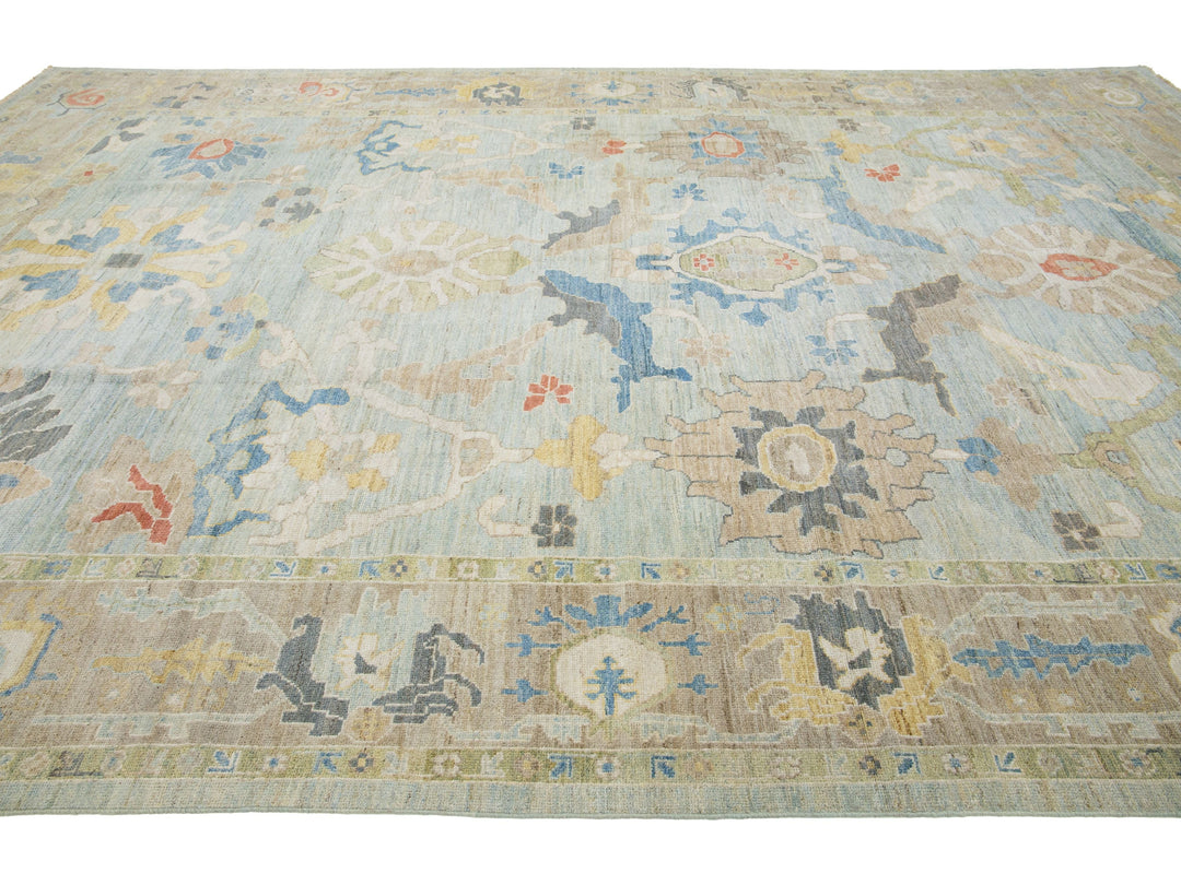 Modern Sultanabad Wool Rug 10 X 15