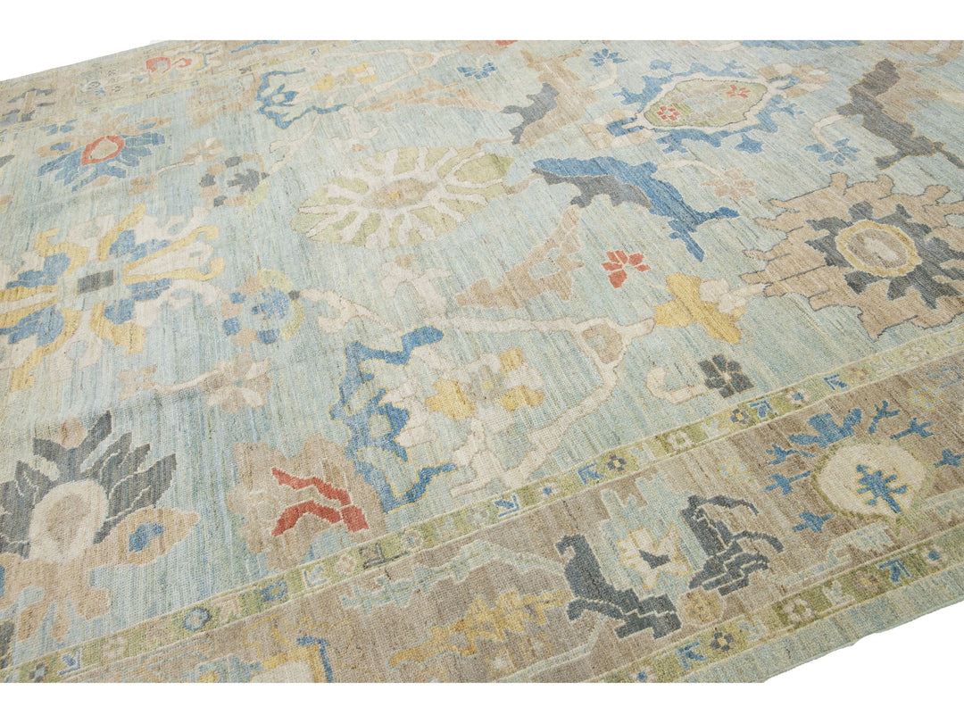 Modern Sultanabad Wool Rug 10 X 15