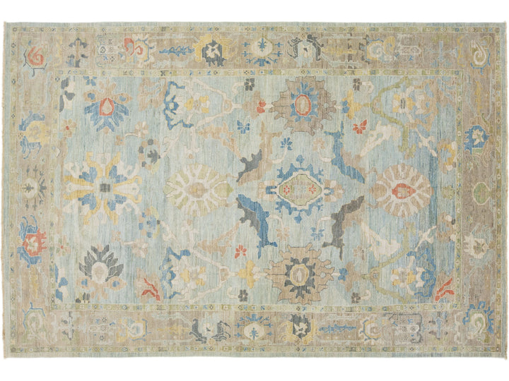 Modern Sultanabad Wool Rug 10 X 15