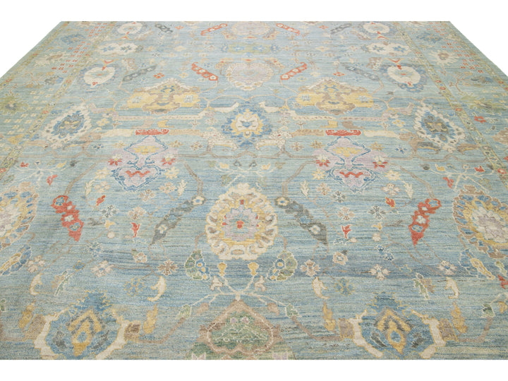 Modern Sultanabad Wool Rug 13 X 15