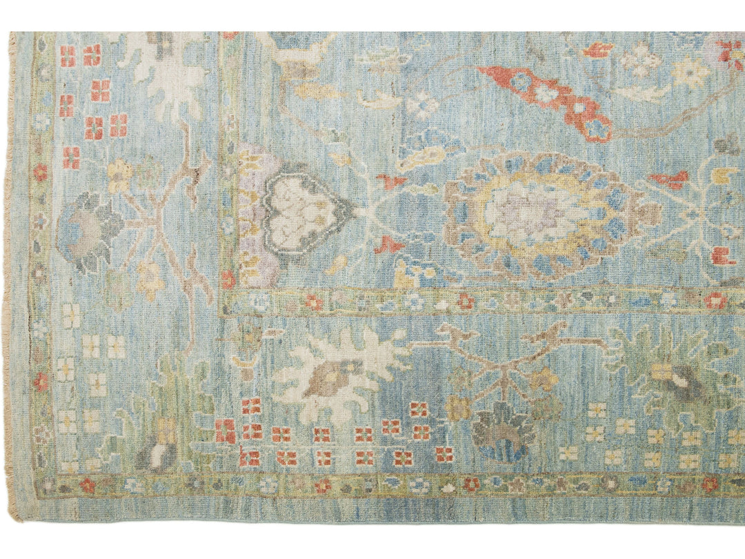 Modern Sultanabad Wool Rug 13 X 15