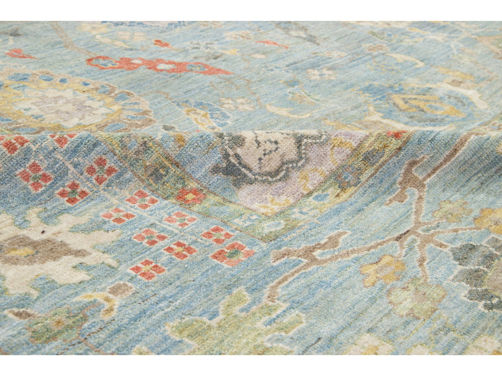 Modern Sultanabad Wool Rug 13 X 15