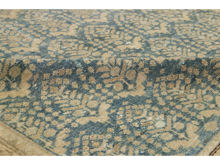 Antique Malayer Wool Wide Runner 5 X 12