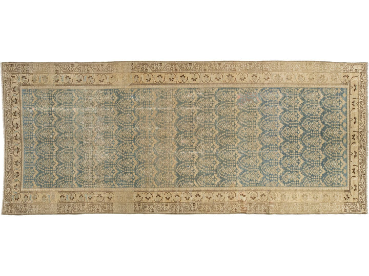 Antique Malayer Wool Wide Runner 5 X 12