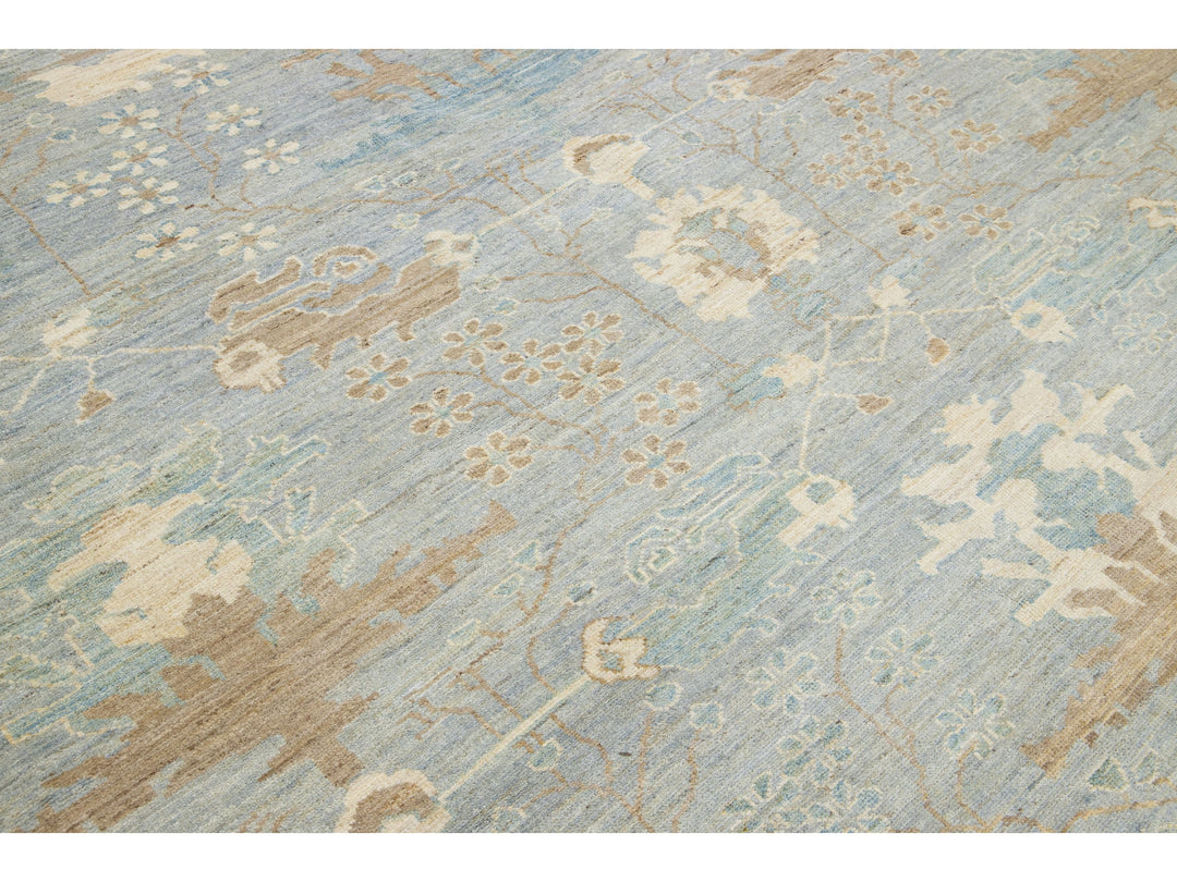 Modern Sultanabad Wool Rug 12 X 15