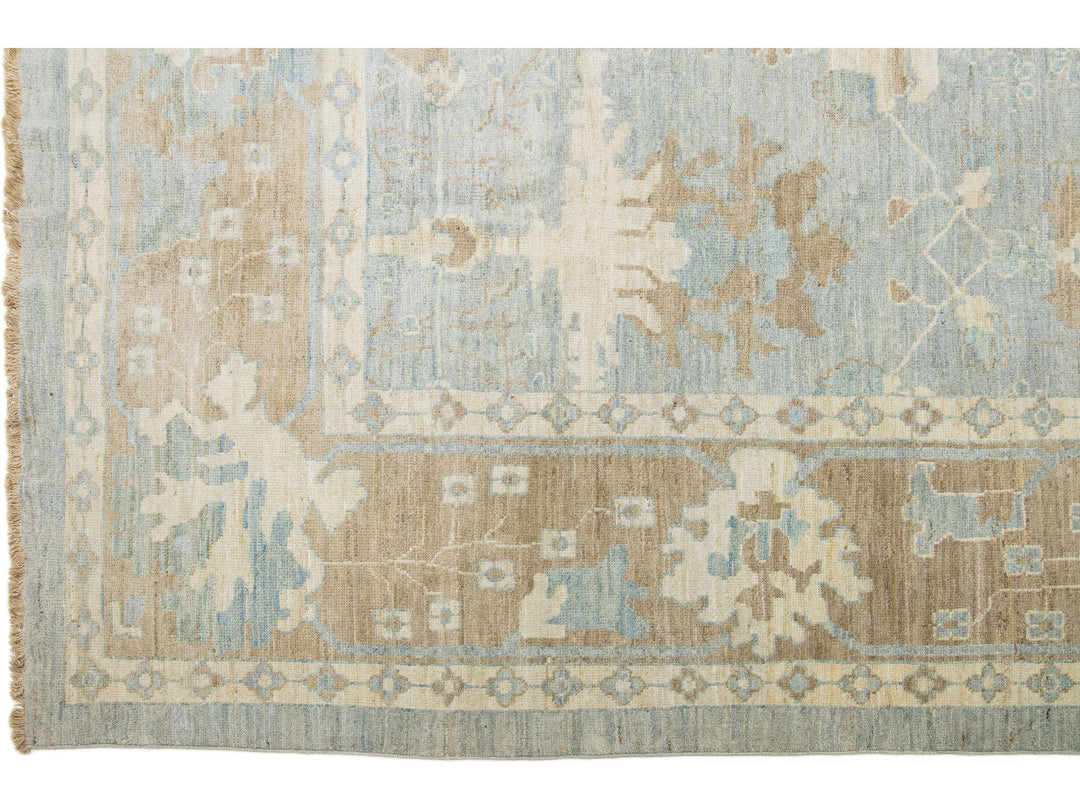 Modern Sultanabad Wool Rug 12 X 15
