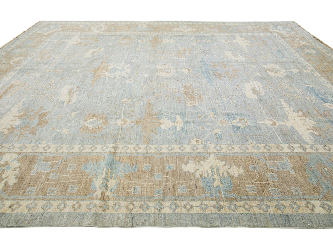 Modern Sultanabad Wool Rug 12 X 15