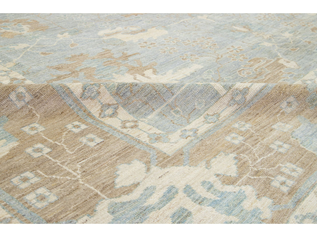 Modern Sultanabad Wool Rug 12 X 15