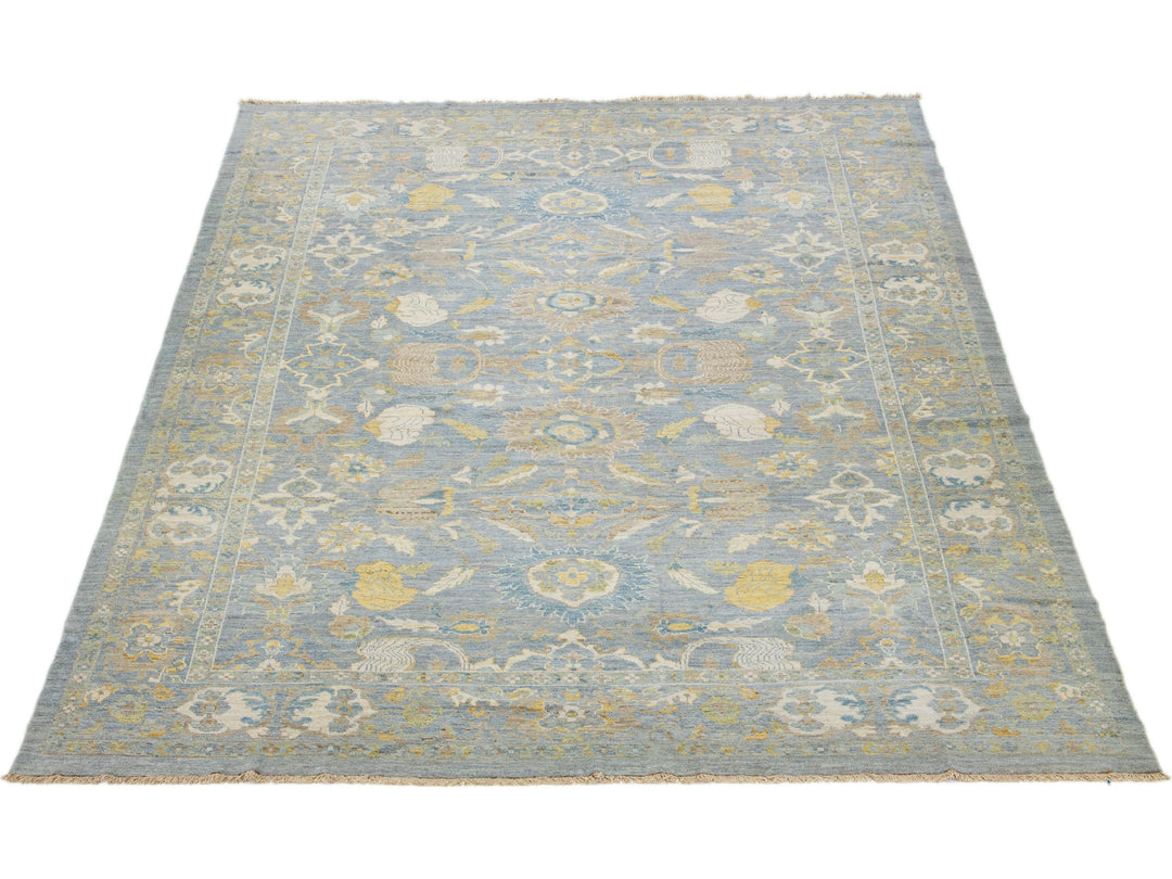 Modern Sultanabad Wool Rug 11 X 14