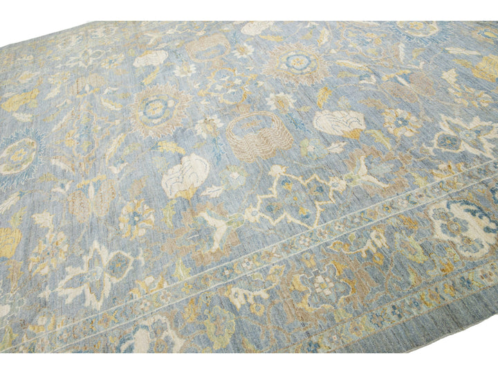 Modern Sultanabad Wool Rug 11 X 14