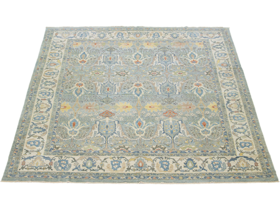 Modern Sultanabad Wool Rug 13 X 14