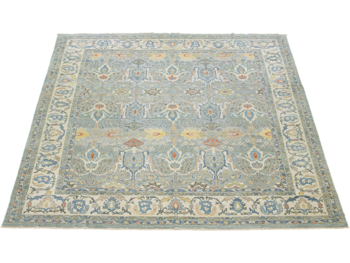 Modern Sultanabad Wool Rug 13 X 14