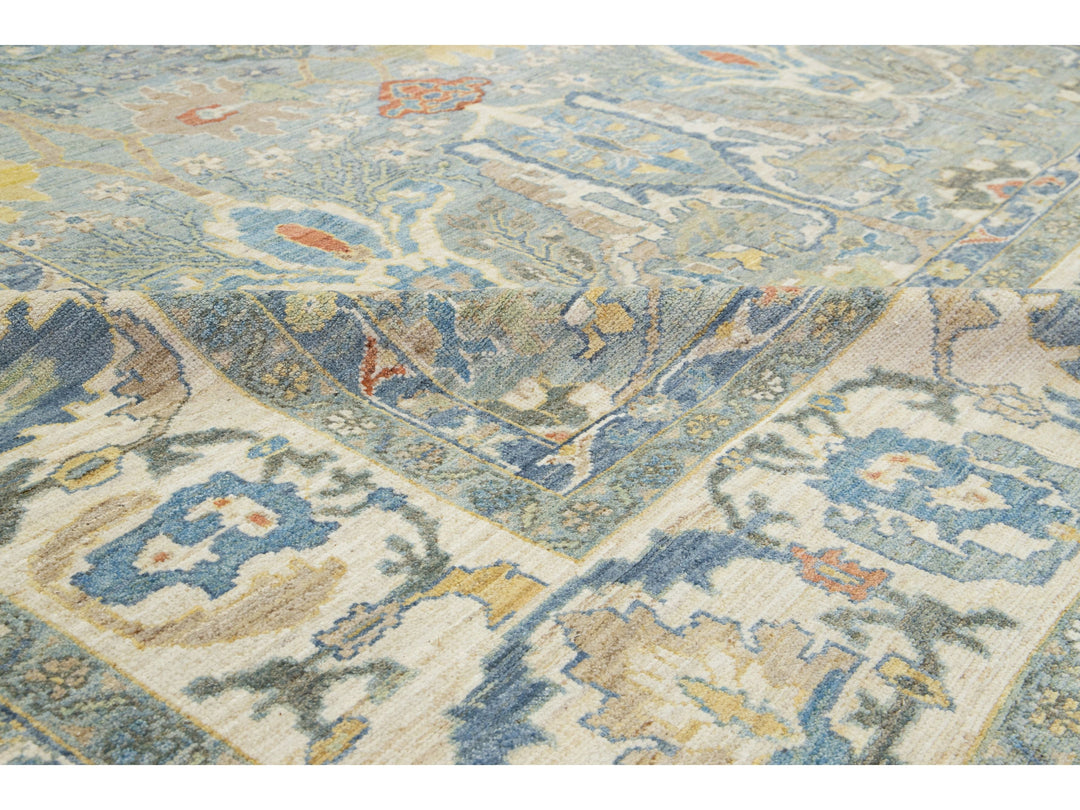 Modern Sultanabad Wool Rug 13 X 14