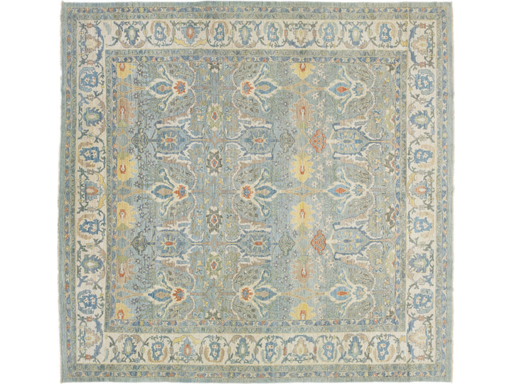 Modern Sultanabad Wool Rug 13 X 14