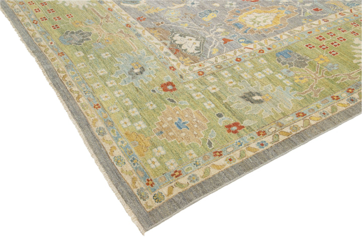 Modern Sultanabad Wool Rug 16 X 22