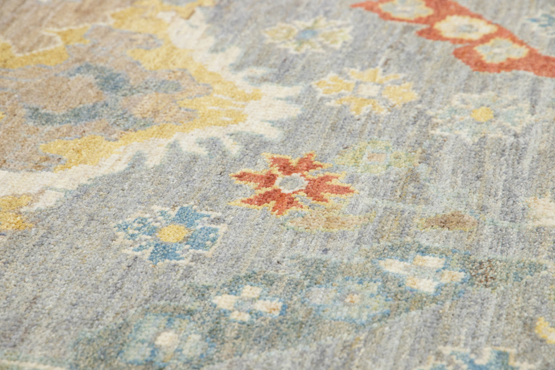 Modern Sultanabad Wool Rug 16 X 22