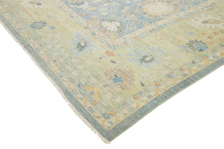 Modern Sultanabad Wool Rug 16 X 20