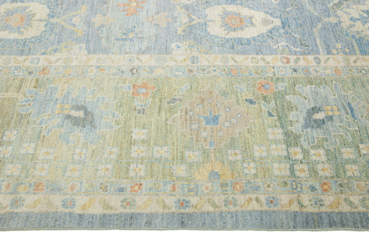 Modern Sultanabad Wool Rug 16 X 20