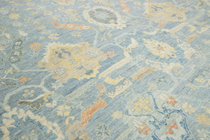 Modern Sultanabad Wool Rug 16 X 20