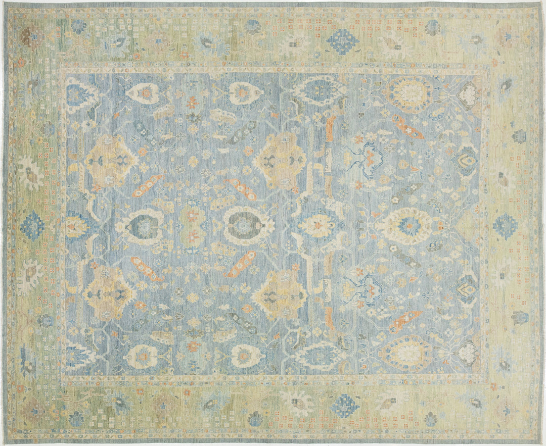 Modern Sultanabad Wool Rug 16 X 20