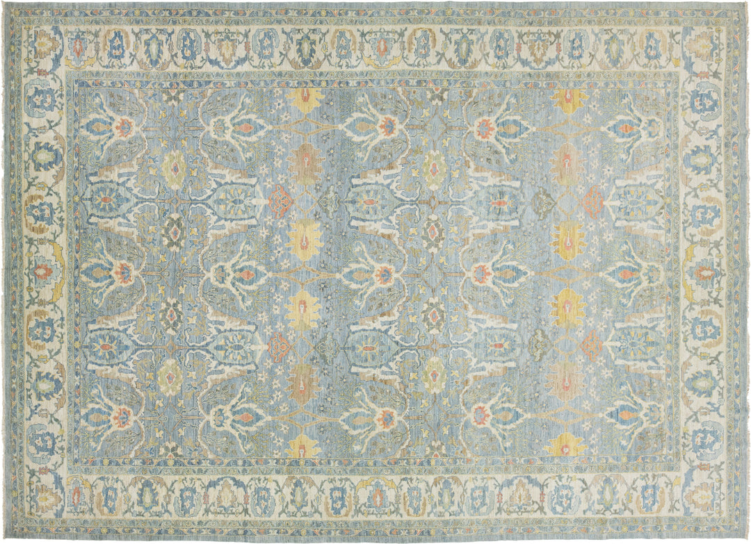 Modern Sultanabad Wool Rug 14 X 19
