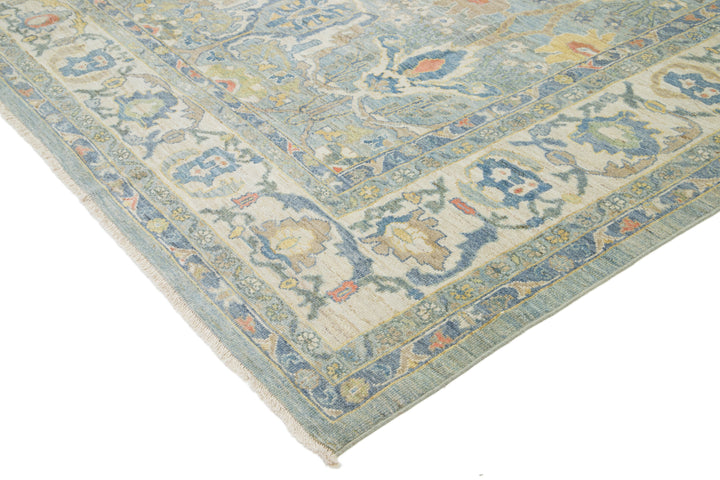 Modern Sultanabad Wool Rug 13 X 17