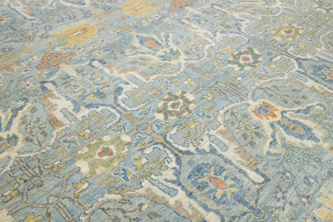 Modern Sultanabad Wool Rug 13 X 17