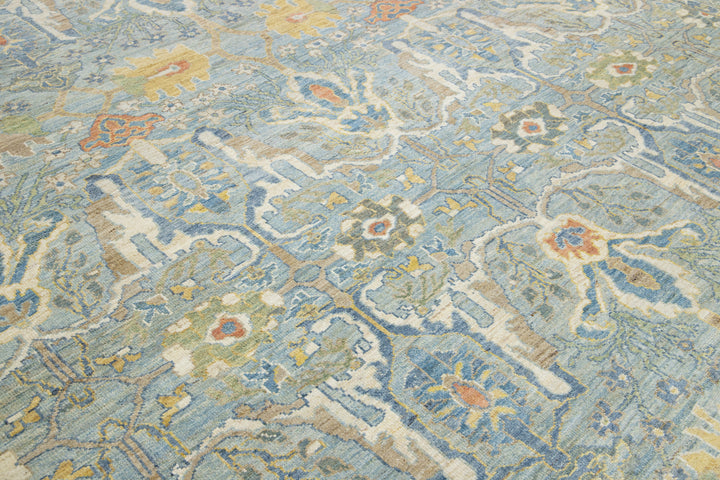 Modern Sultanabad Wool Rug 13 X 17