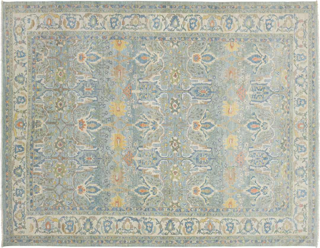 Modern Sultanabad Wool Rug 13 X 17