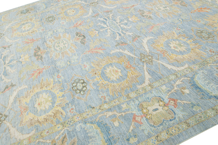 Modern Sultanabad Wool Rug 10 X 11