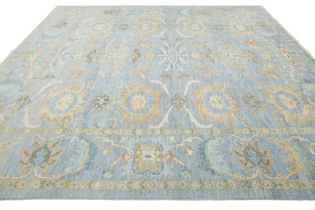 Modern Sultanabad Wool Rug 10 X 11