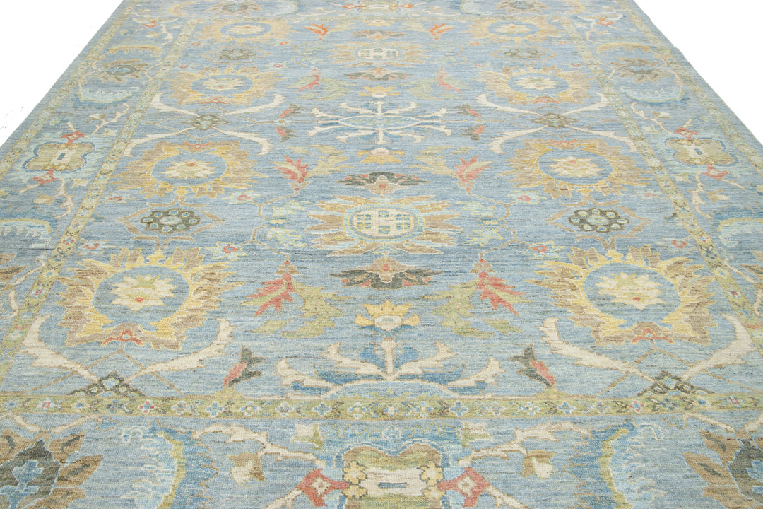 Modern Sultanabad Wool Rug 10 X 11