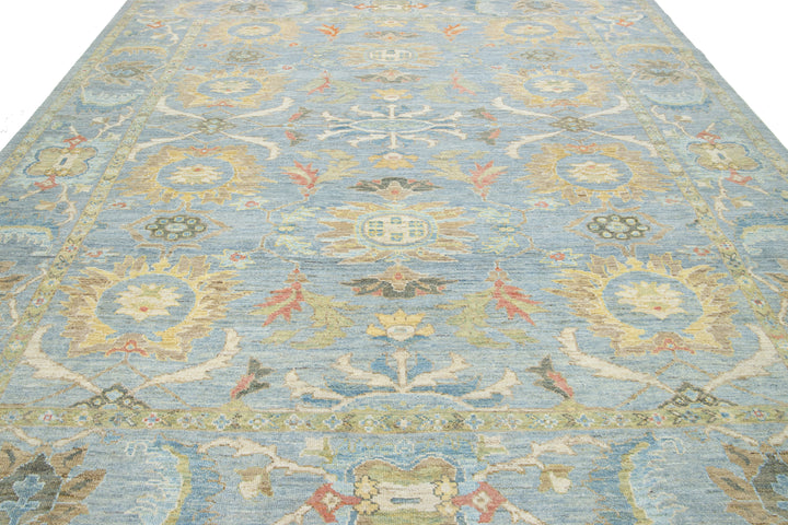 Modern Sultanabad Wool Rug 10 X 11